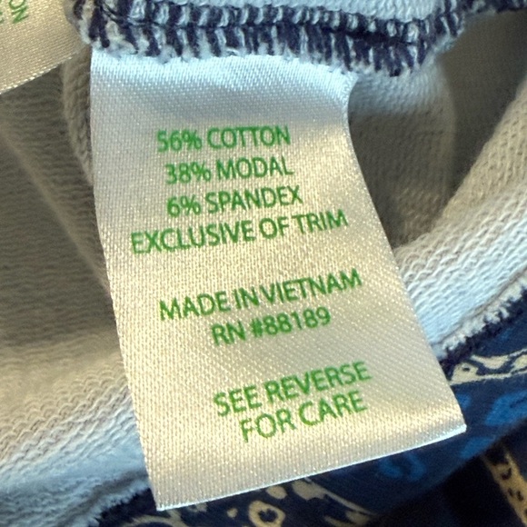 Lilly Pulitzer Leona Zip Up Jacket Women’s XL Navy Pockets Stretch UPF 50+ Comfy - Picture 8 of 10